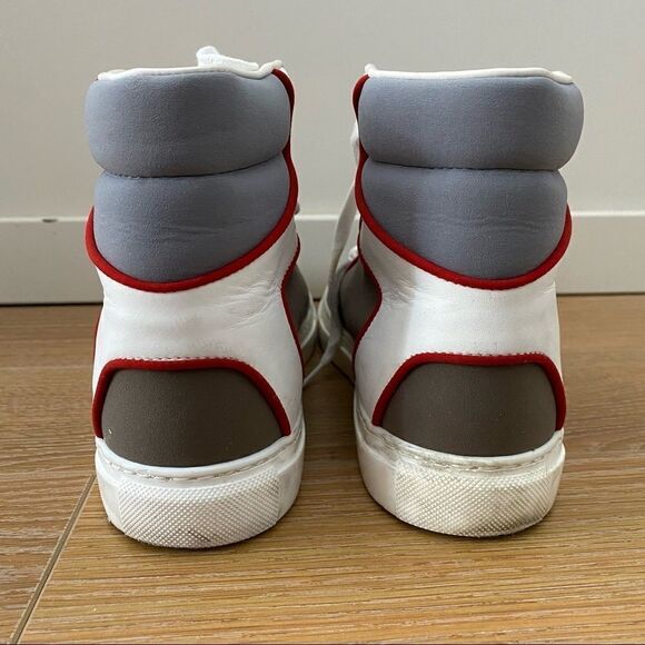 BALENCIAGA-MULTI Colour Panelled Leather High Top - Picture 5 of 16